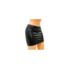 Jupe noire en simili cuir mat Sifia